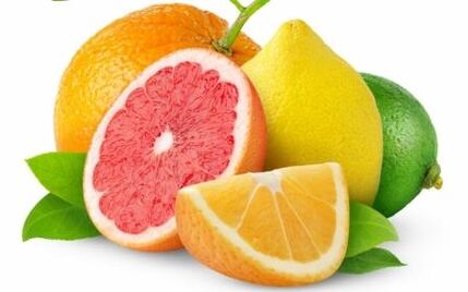 Vitamins an Zitrussen fir männlech Potenz