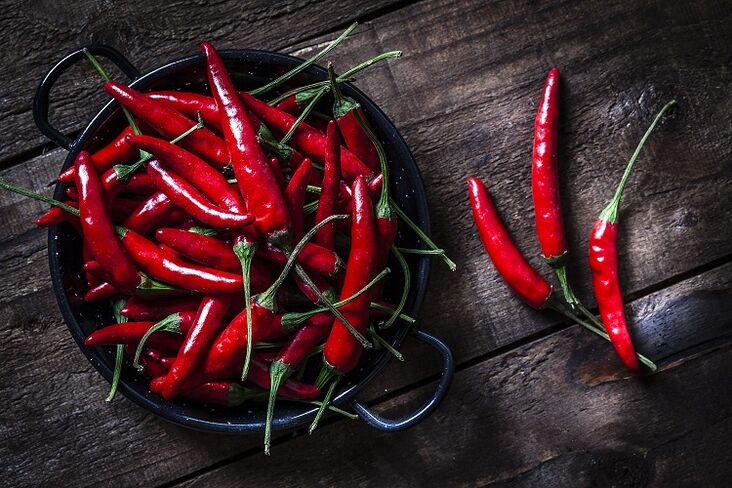 Chili Peffer fir d'Potenz ze erhéijen